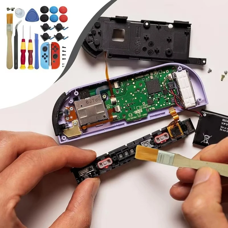 

Набор для ремонта джойстика, набор прецизионных отверток для джойстика, портативный инструмент для обслуживания геймпада, принадлежности для игровых устройств для начинающих