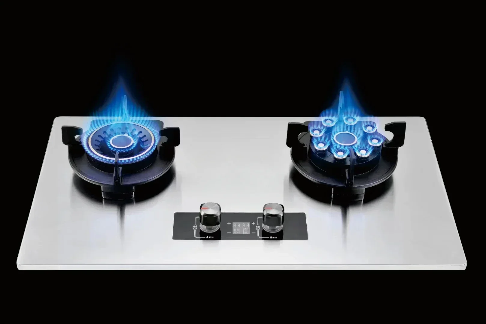 600mm Tempered Glass Easy To Clean Cast Iron Gas Stove Partscheap And Fine