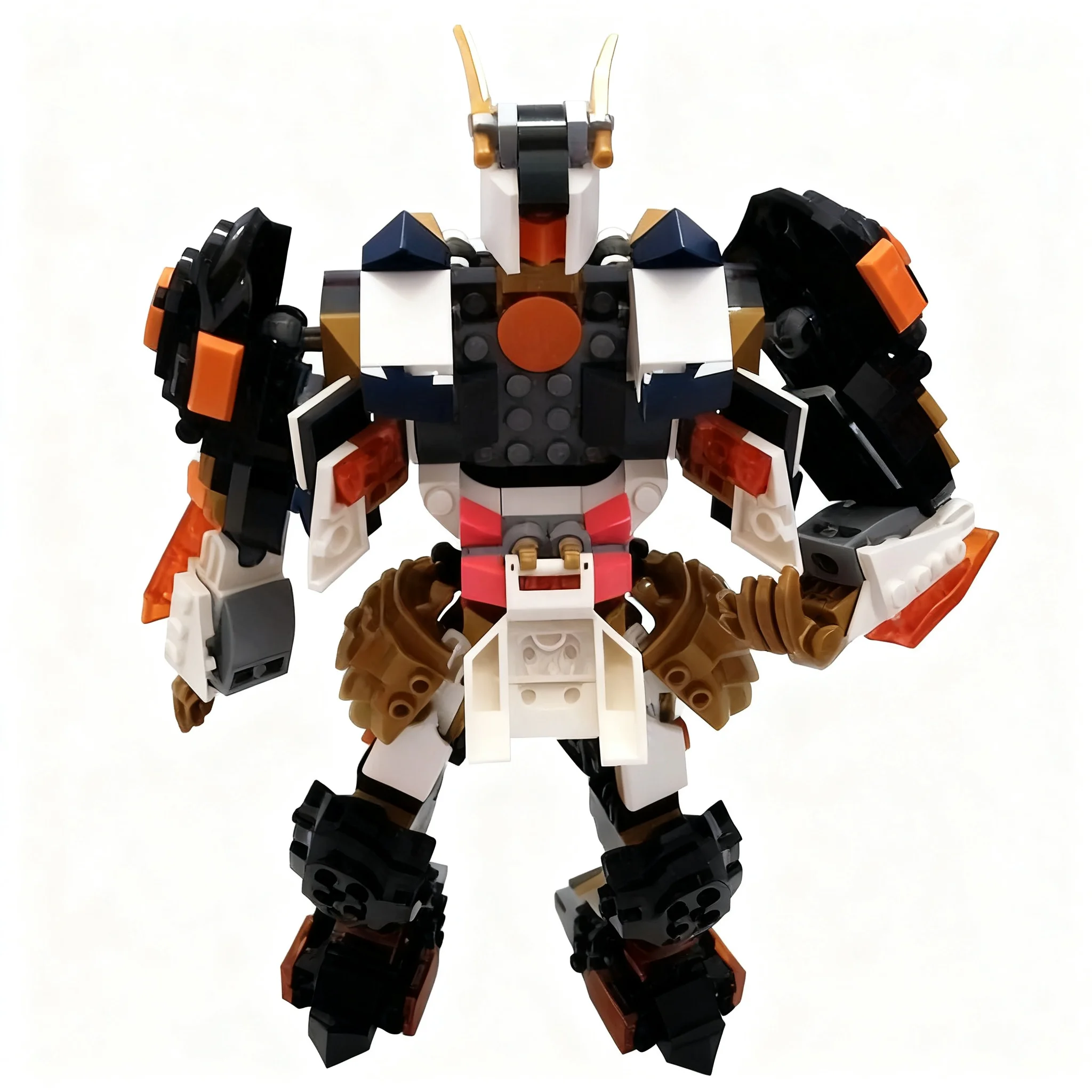 319pcs MOC Cole & Sora. Elemental Fusion Ninjia Model Building Blocks Construction Assemble Creative DIY Birthday Brick Display