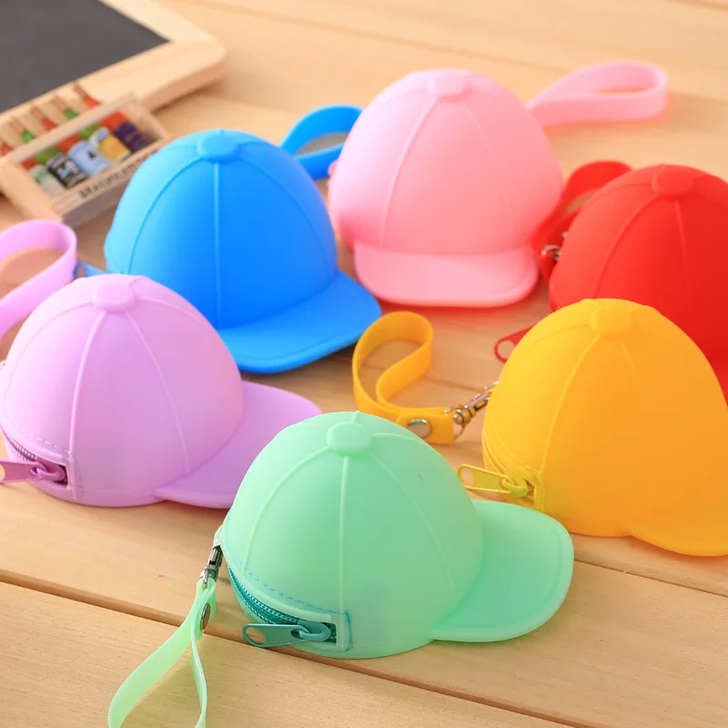 Moda Cap Candy Color Silicone portamonete regalo per bambini cartone animato Trendy Mini Bag Lady Change borsa portafogli donna borse per bambini