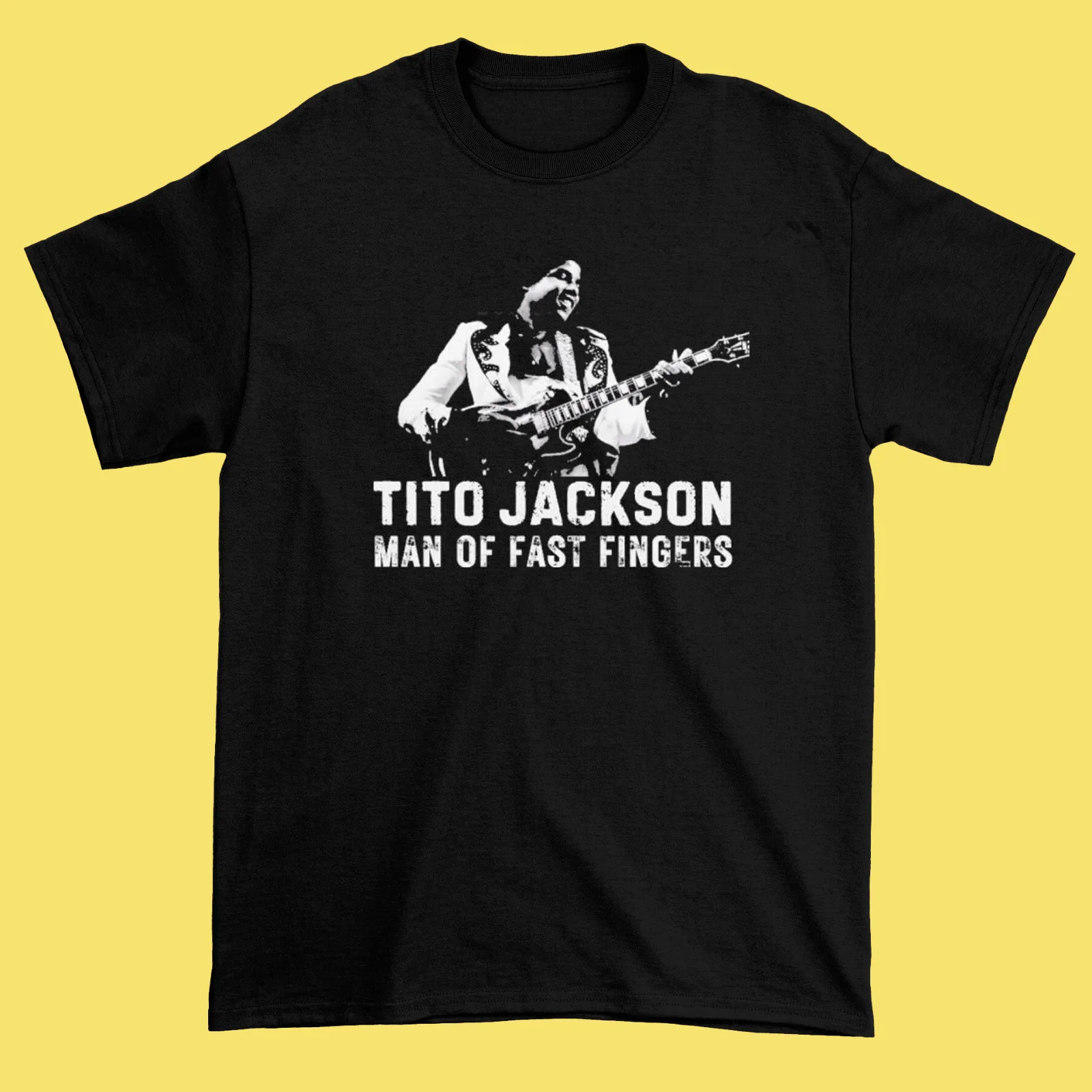 

New Tito Jackson Man Of Fast Fingers T Shirt iT family NG2726