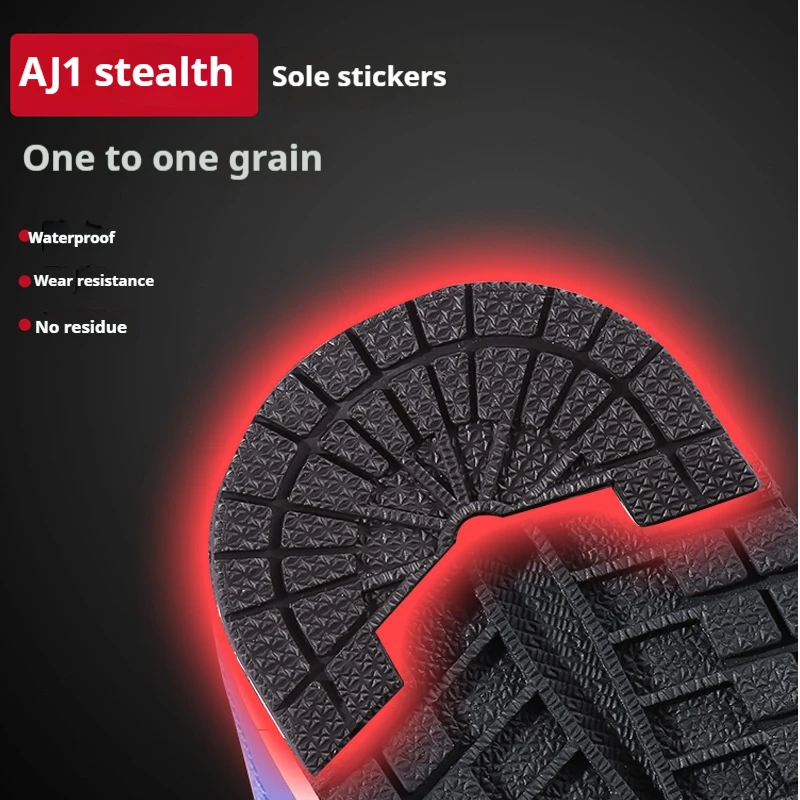 

1 Pair Self-adhesive Non-slip Thickened Wear Shoe Sole Stickers for Athletic Shoes Heel Protection Shoe Care Accessories