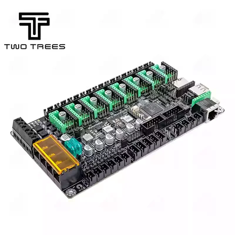 3D Printed Accessories Makerbase MKS Monster8 V2 32Bit Control Board 3D Printer Parts TMC2209 A4988 for Voron VS Spider Octopus