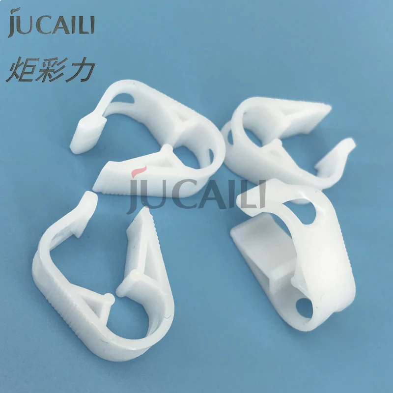 JCL Free Shipping 30Pcs/Lot Ink Pipe Clip Ink Tube Clamp for Epson Roland Mimaki Head for Motoh Inkjet Printer Ink Tube Clamp