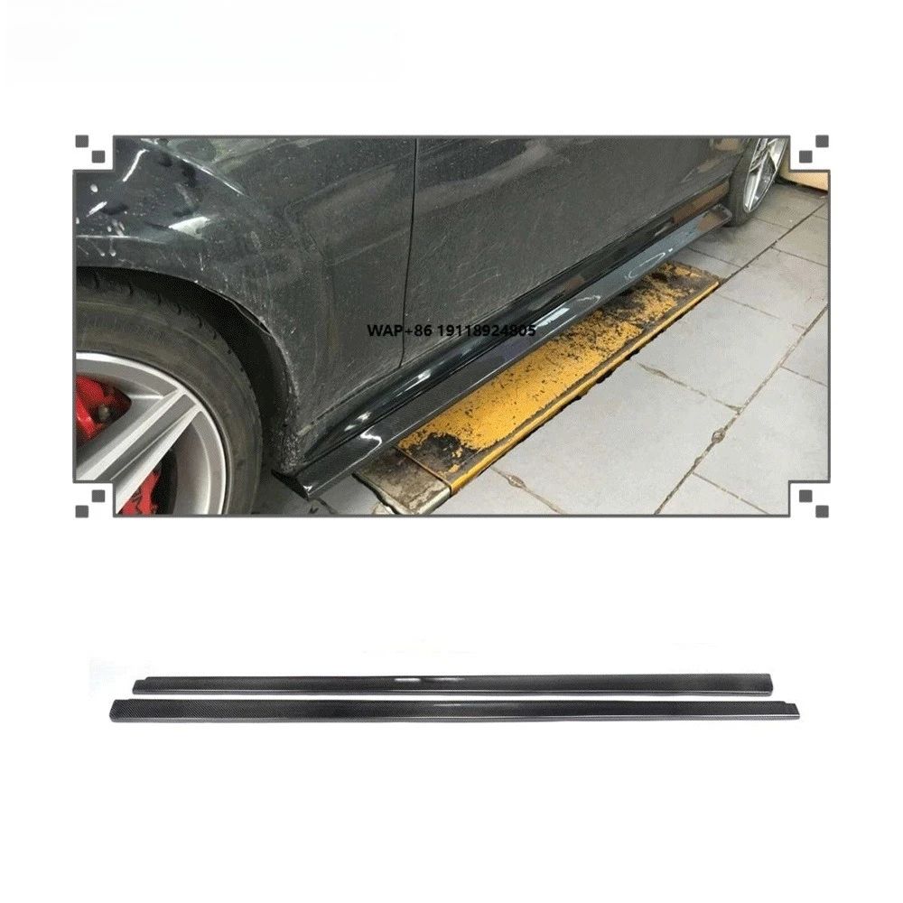 

Боковые юбки из углеродного волокна для Benz W204 C204 C63, только подходят для 2012+