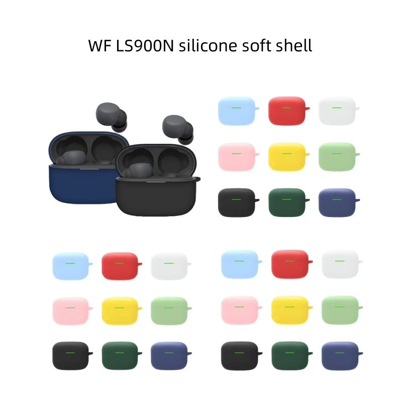 1 peça capa de fone de ouvido compatível com bluetooth sony linkbuds s wf ls900n silicone macio