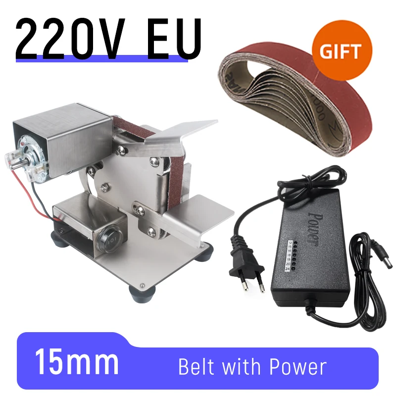 Mini elektrische bandschuurmachine - DIY Home Polijstslijpmachine Schuurbanden Grinder voor slijperprojecten