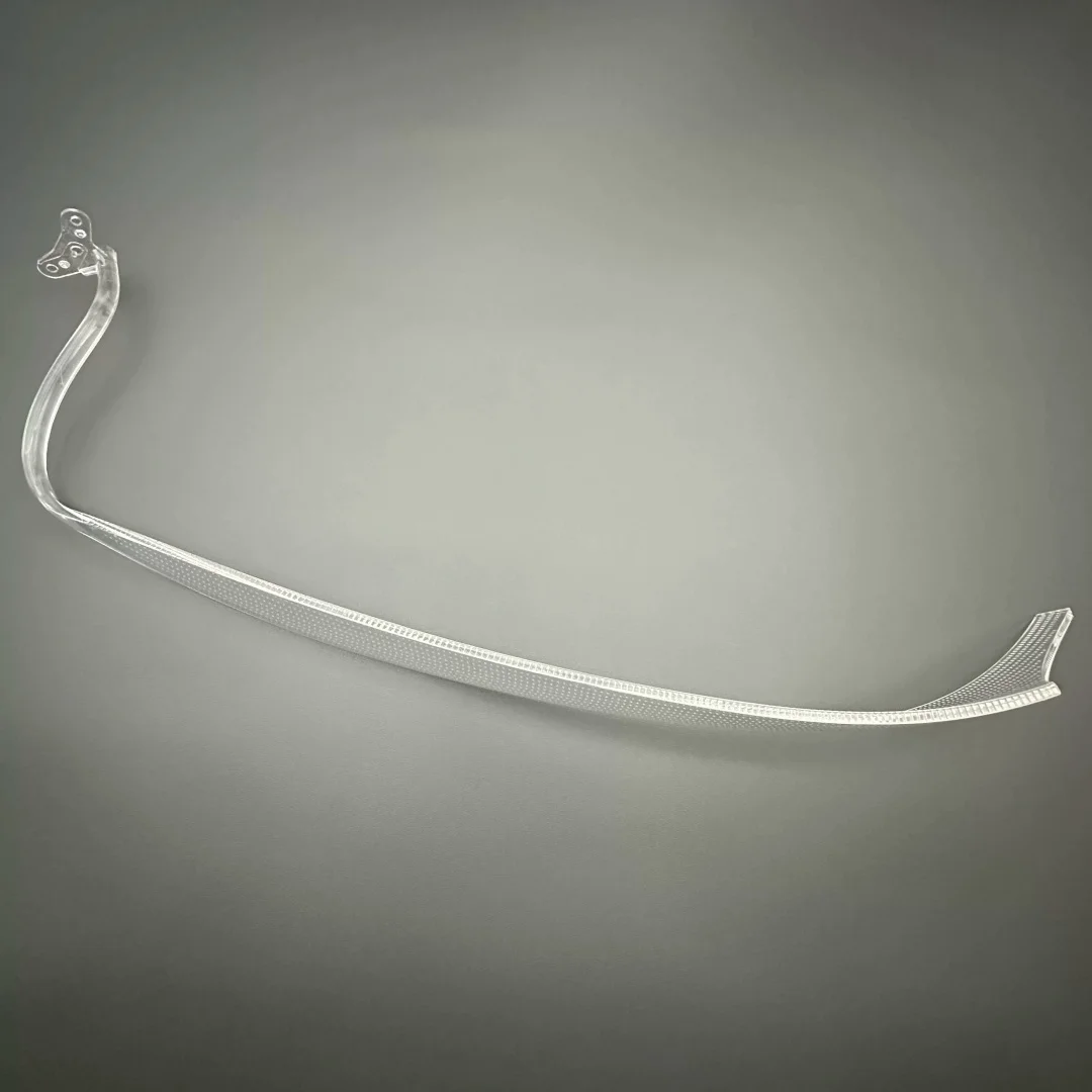 NEW Headlight Eyebrow Acrylic tube Guide Light Fiber Upper For Mercedes GLC CLASS W253 2016 2017 2018 2019 detail image 4