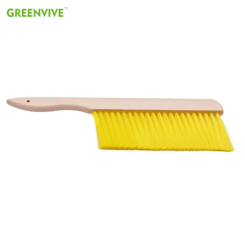 Plastic Hair Bee Brushes Beekeeping Tools Three Rows Beehive Brush Beekeeping Brushes Apiculture Equipment Wood Handle Bee Brush