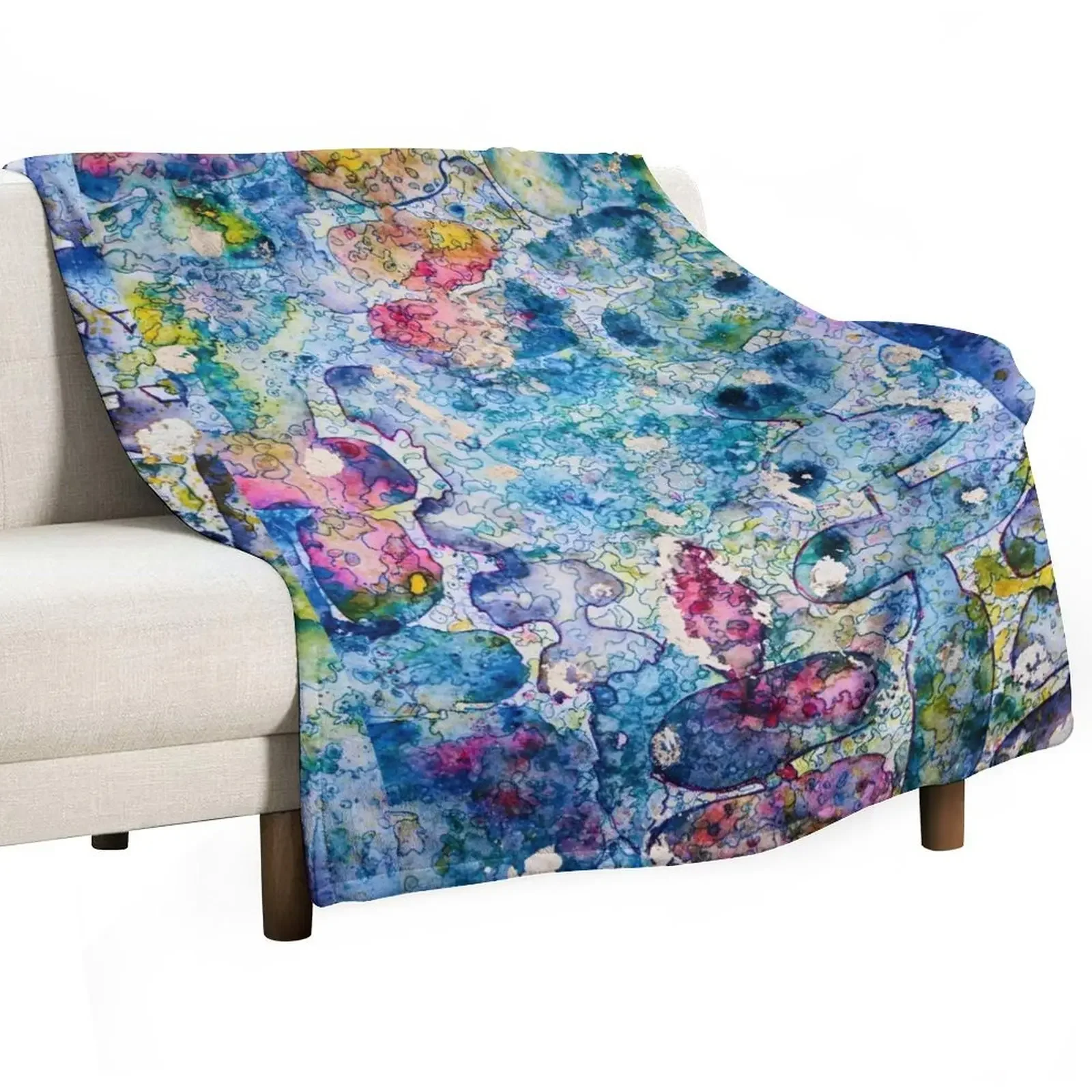 Abstract: Abalone Shell Colors Throw Blanket manga Luxury Brand Baby Blankets