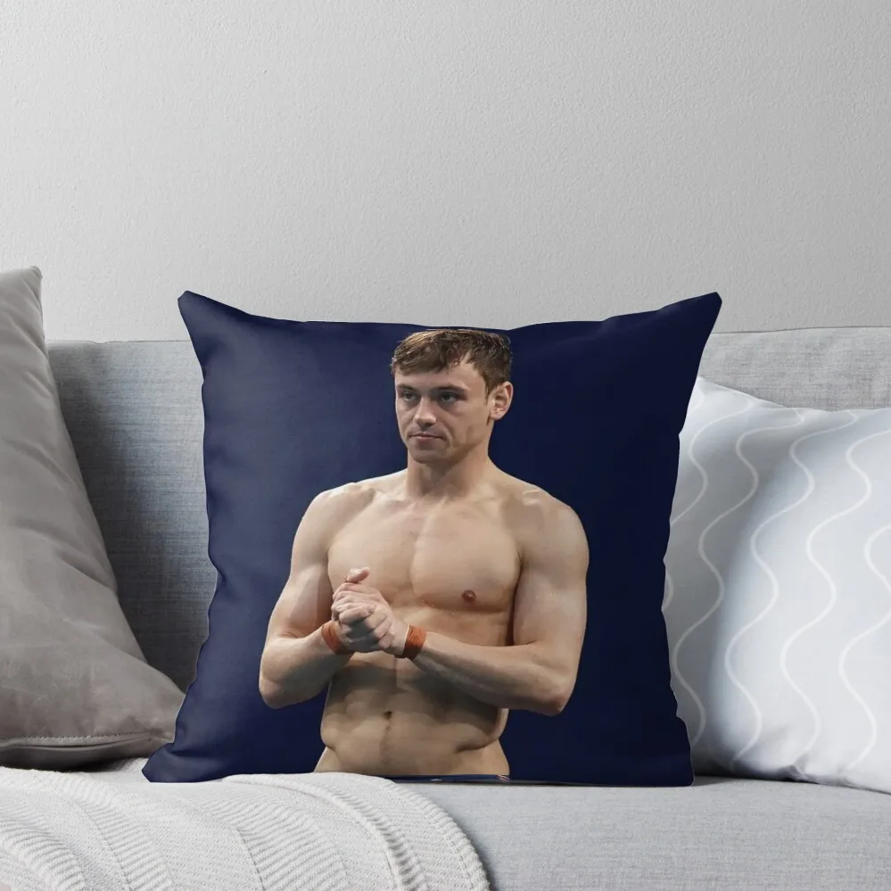 

tom daley Throw Pillow Room decorating items autumn pillowcase Pillow Case covers for pillows Pillow