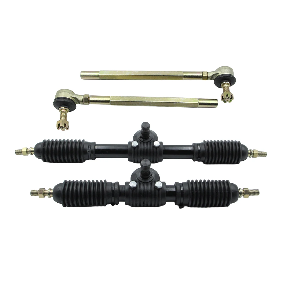 Go Kart Power Steering Gear 320mm 420mm Shaft Rack and Pinion Assembly for DIY China Kart ATV UTV Dirt Bike Quad Bike Accessorie