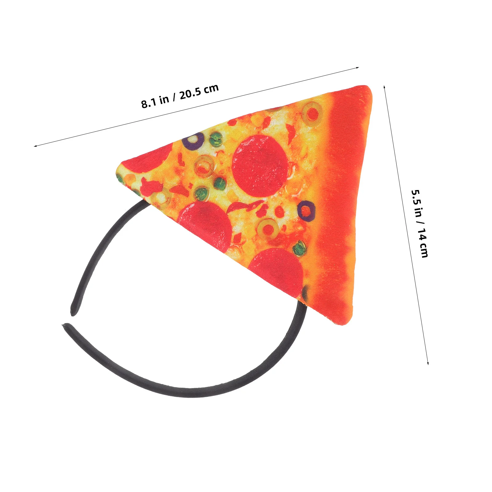 Diadema con rebanadas de Pizza para niños, sombreros novedosos, accesorios divertidos para fiesta de comida, disfraz de Halloween para adultos, ropa temática italiana loca, 2 uds.