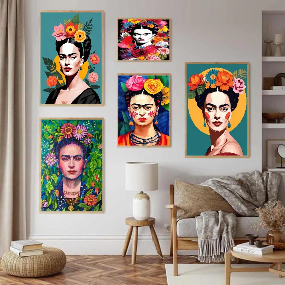 F-frida Painting K-kahlos Classic Vintage Posters HD Quality Wall Art Retro Posters For Home Room Wall Decor