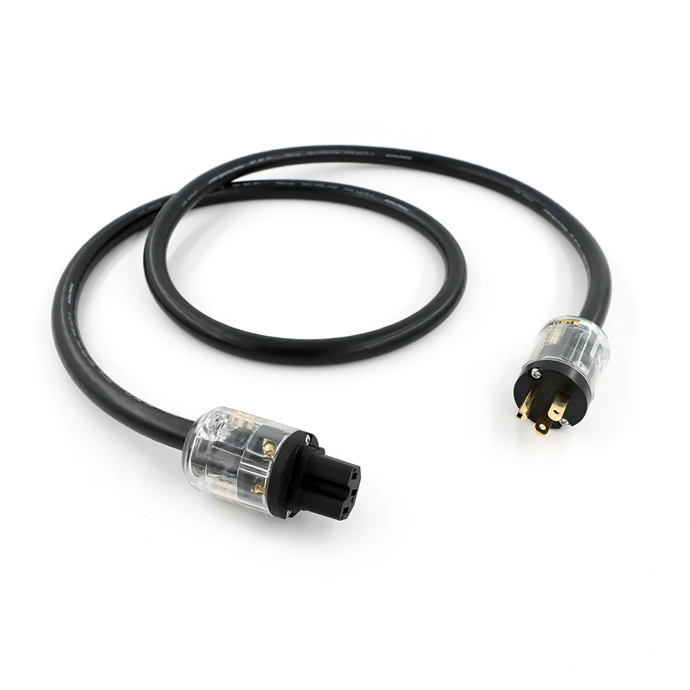 

Furukawa FP-314Ag Audiophile Main Power Hifi audio Silver Plated OFC power cable with P-029/C-029 Connector plug