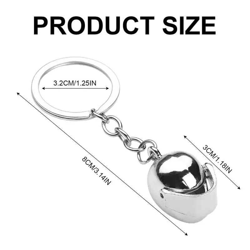 Mini Helmets Keychain Mini Motorcycle Helmets Keychain Motorcycle Key Holder Car Key Ring Portable Bag Pendant