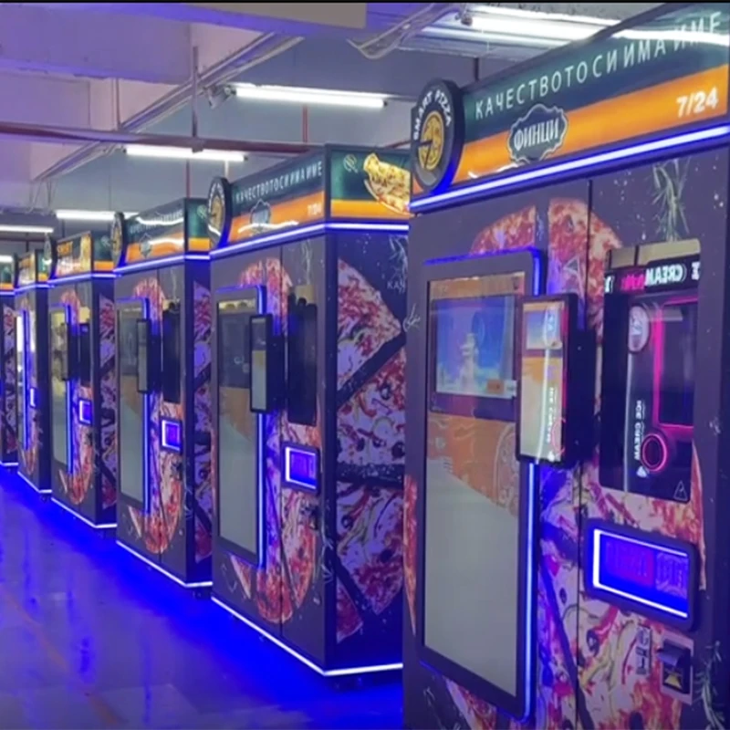 Customized Commercial Smart Vending Machine Fast Heating Pizza Vending Machine Fully Automatic Smart Vending Machines With Ai