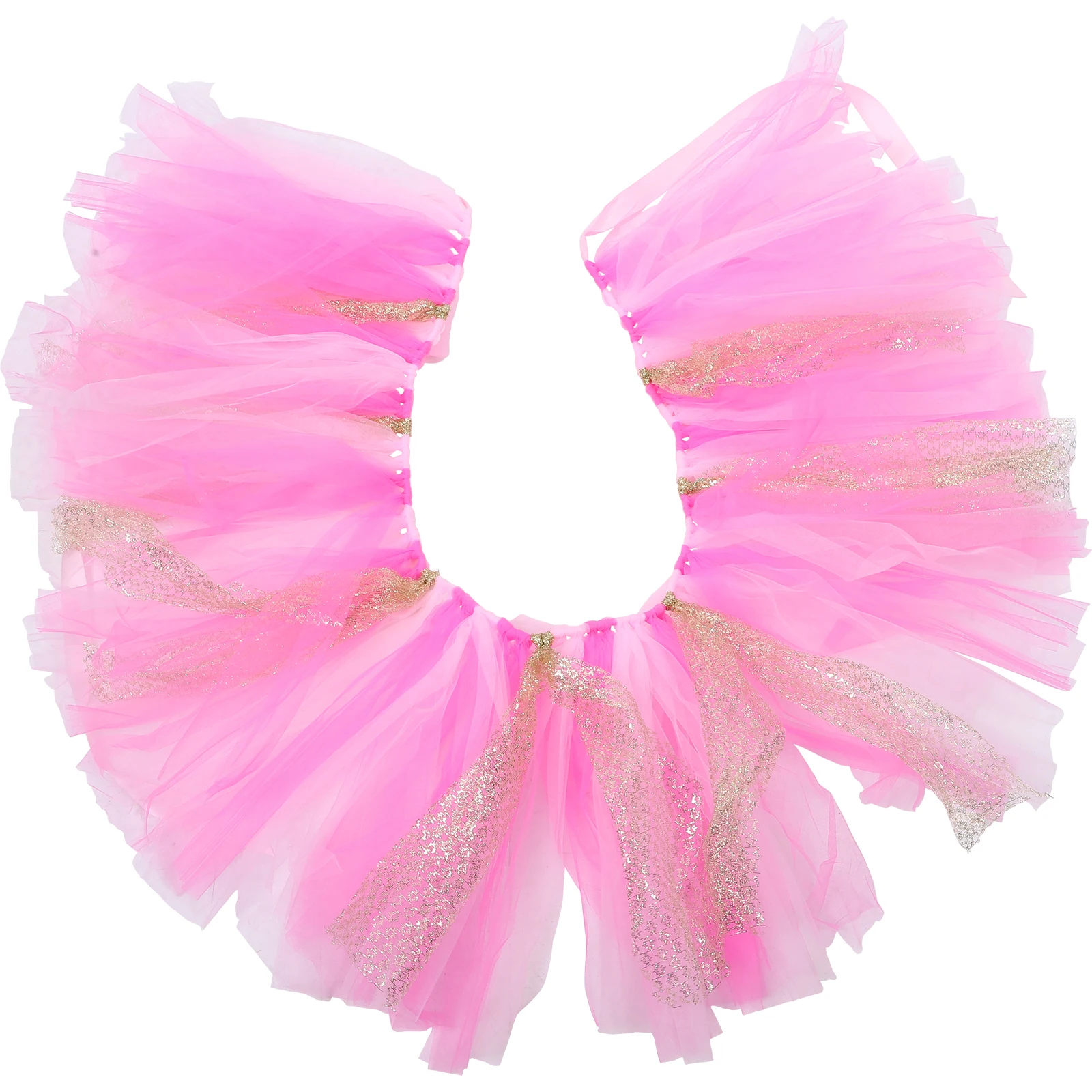 

1st Birthday Baby Tutu Skirt for High Chair Decoration for Baby Shower Party Supplies (Pink, Rosy, Gold)