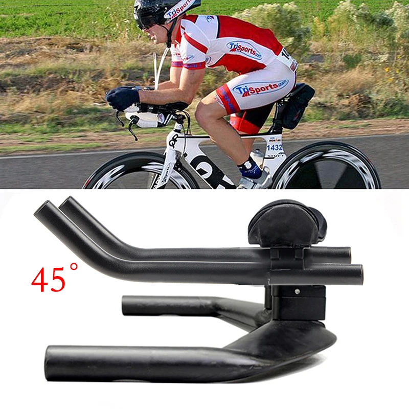 NO LOGO TT Handlebar Bike Parts Cycling Bicycle Accessories New Full Carbon Road Handlebar Rest Bar Ends 31.8mm 638g