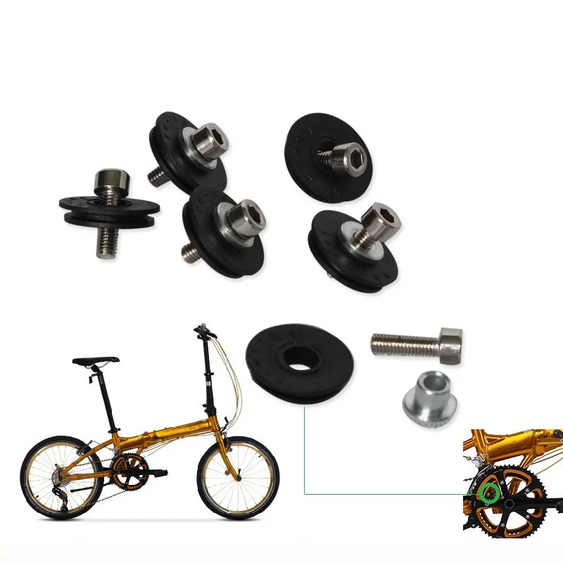 

5Pcs 18/20 Cycling Folding Bike Bicycle Front Derailleur Shift Cable Guide Wire Pulley Wheel Parts