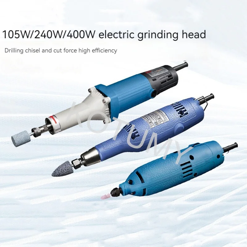 550W Electric Grinder High Power Carving Machine Straight Grinder Adjustable Speed Polishing Power Tools 220V