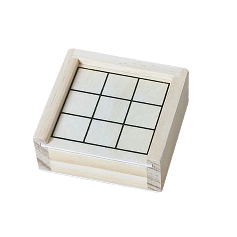 A19Q-Wood Xo Tic Tac Toe Gra Planszowa dla Dzieci Interaktywna Gra Logiczna dla Rodziców i Dzieci Zabawna Gra Puzzle dla Dzieci Prezent