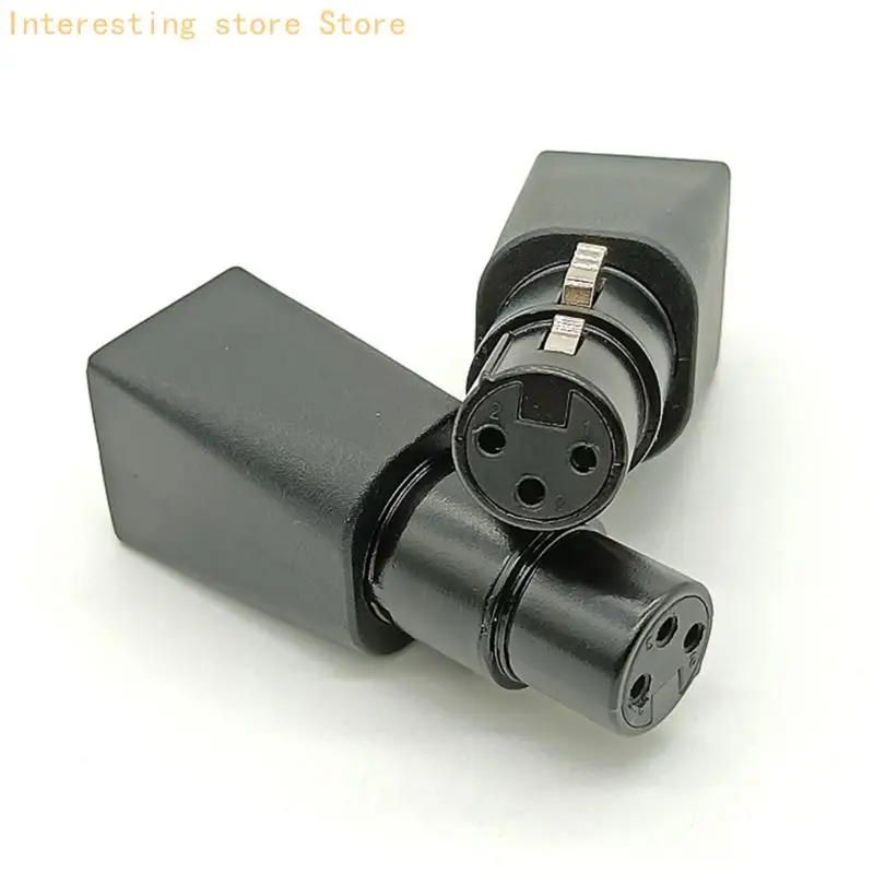 Konvertierungskupplung RJ45 auf 3-poligen Stecker mit schwarzem Gehäuse für Kabelarbeiten 55KC – Detail 9