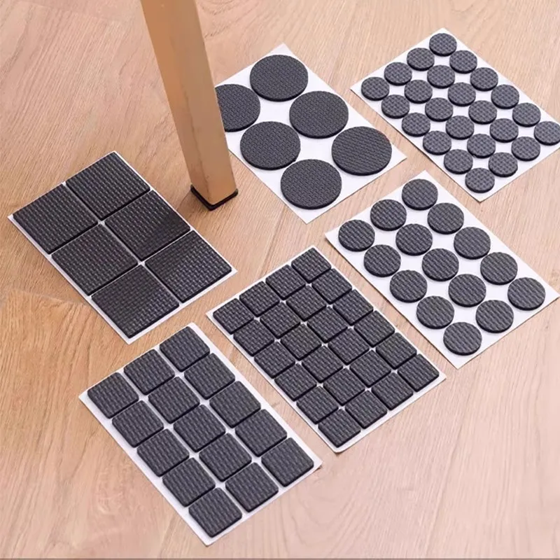 

Self Adhesive Furniture Leg Feet Protector Pad Chair Leg Pad Anti-Skid Scratch DIY Resistant Furniture Feet Floor Protector Pads