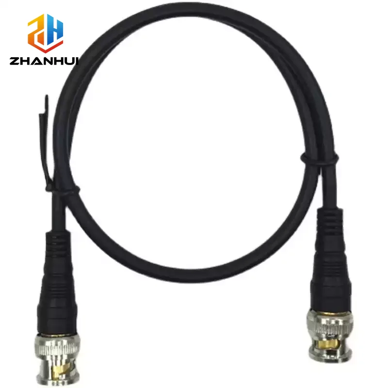 BNC Male to Male Extension Cable - Coaxial CCTV Video Surveillance Wire with Q9 Connectors for Security Camera DVR NVR System