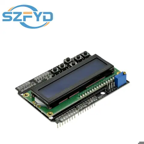 LCD1602Character Input/Output Expansion Board  LCD Keypad LCD Shield LCD Display module for Arduino  raspberry PI