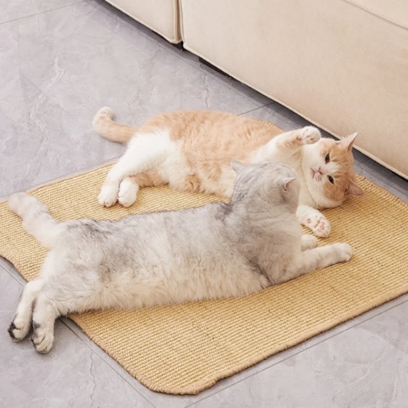 1pc Katze Scratcher Sisal Hanf Kratzbrett Wand Kratzen Pad Möbel Schutz Kratzbaum für Katze Pfote Training – Detail 3