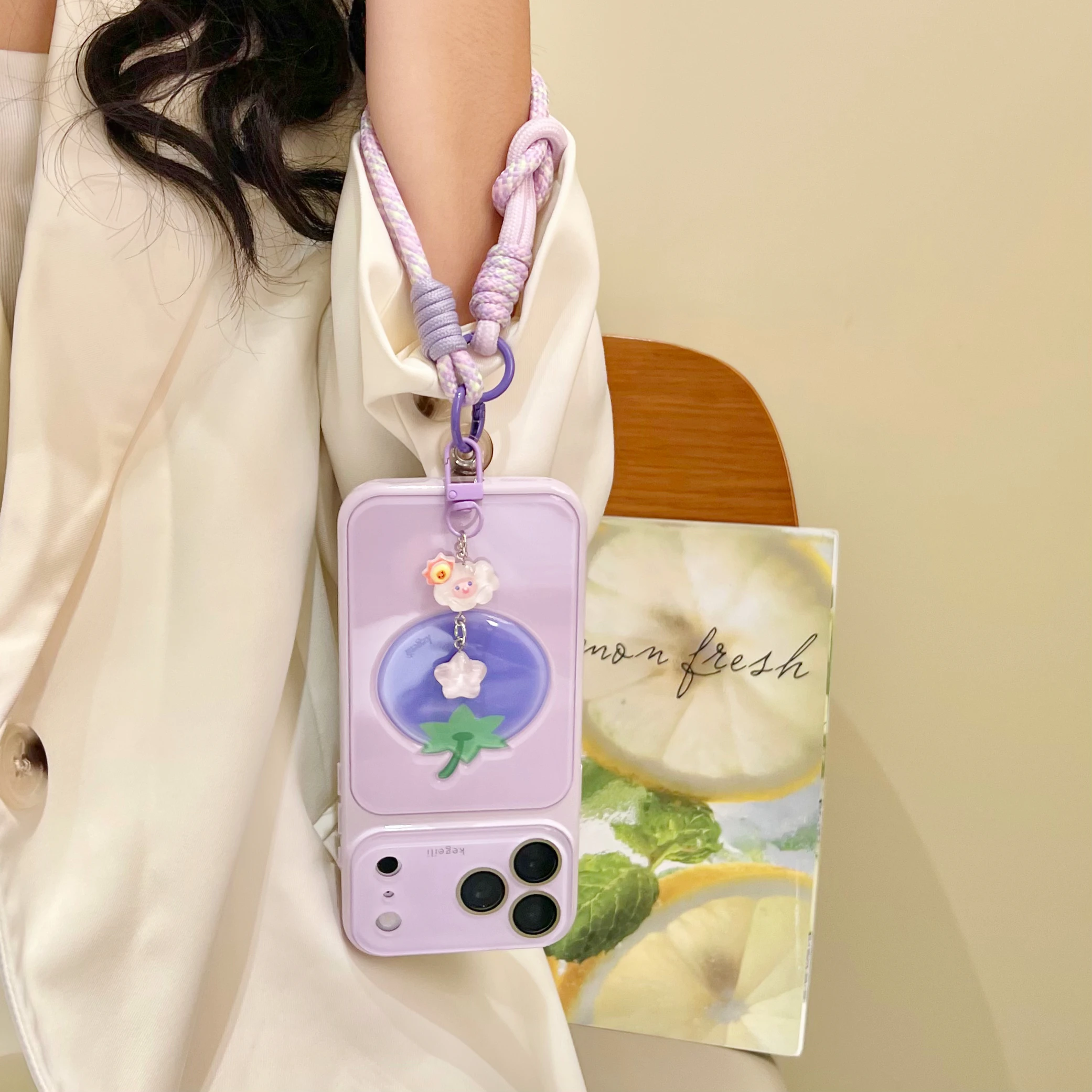 Sevimli Meyve Desenli iPhone 1 - Phone Cases With Straps incelemesi ve fiyatı