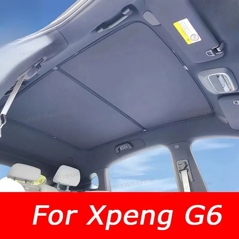 

Sunroof Sunshade Ice Cloth For XPeng G6 Car Roof Glass Front Rear Skylight Heat Insulation Sun Shade Interior Accessories