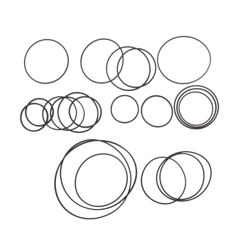 20pcs 1mm Square Folded Rubber Belt 35-65mm 190mm for Recorders CDROM Video Machines Walkman DVD Drive DropShipping