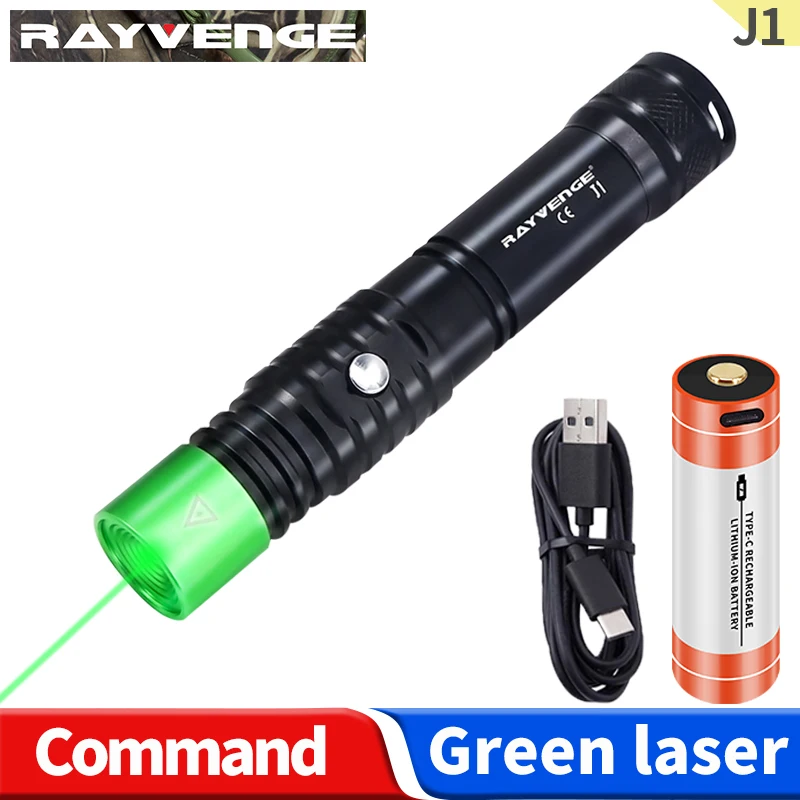 

J1 Green beam diving flashlight Scuba diving signal light Long range green beam type-c rechargeable battery torch for night dive