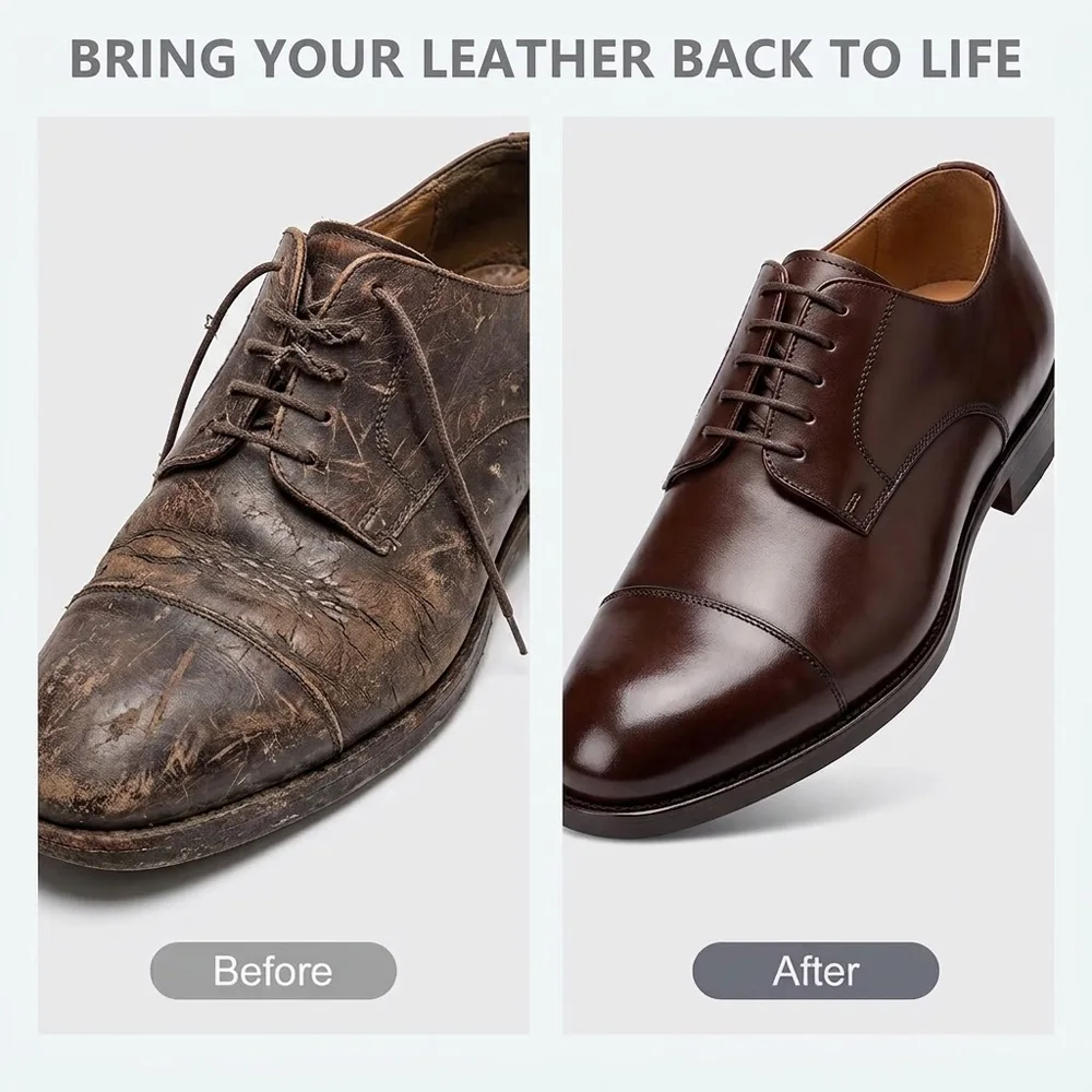 Leather Color Restorer Paste for Car Seat Repair Couch Sofa Shoes Bags Worn Cracks Scratches Peeling Fading Restoration Polishes