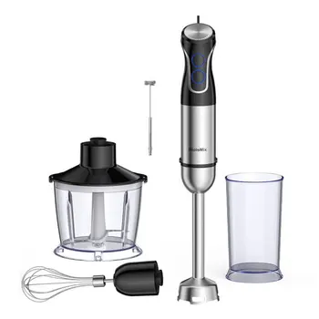 BioloMix 5 in 1 Immersion Hand Blender,1500W Blender with 304 Stainless Steel Blade,Food…