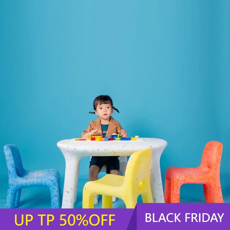 Kids Camping Eating Chair Baby Feeding Furniture Children's Kindergarten Chairs Cadeira Stool Small Infantil Plastic Beach