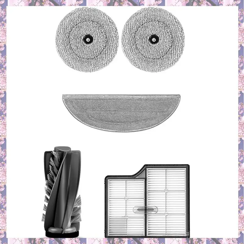 A59P New Accessories Kit Forroborock Saros 10/G30 Vacuum Cleaner Parts Main Side Brush HEPA Filters Mop Pads Dust Bags