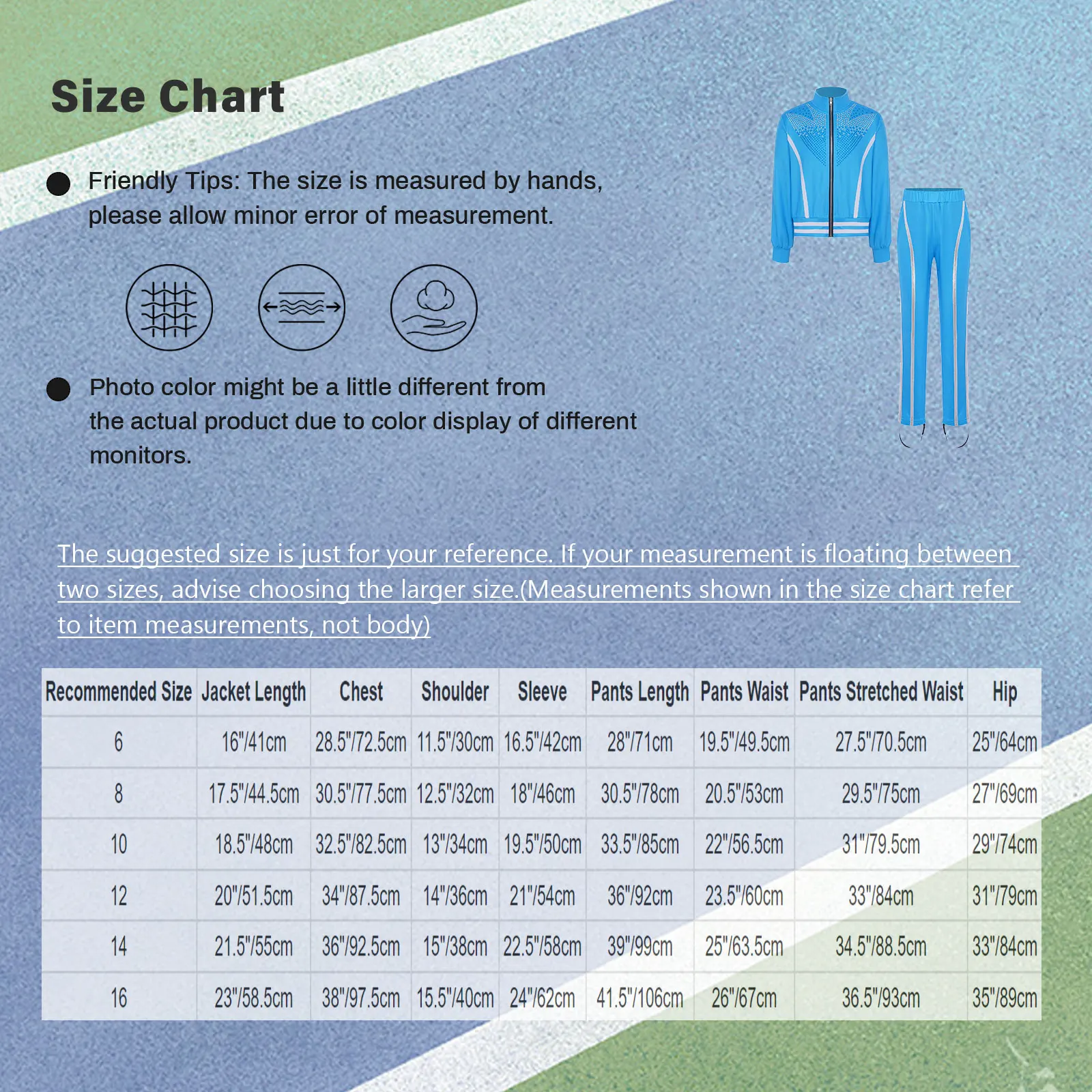 Conjuntos de patinaje artístico para niños, chándal deportivo, chaqueta con diamantes de imitación y pantalones, conjuntos para practicar actuación, espectáculo en escenario