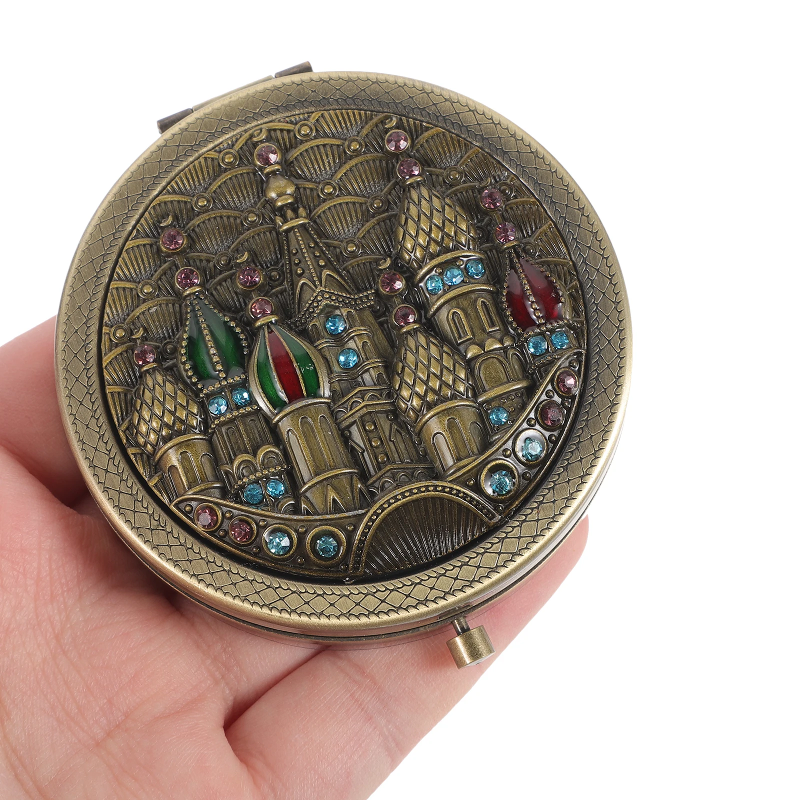 Cute Compact Mirror for Women Portable Small Hand Mirror High-Definition Reflective Surface Ideal for Travel and Daily Use