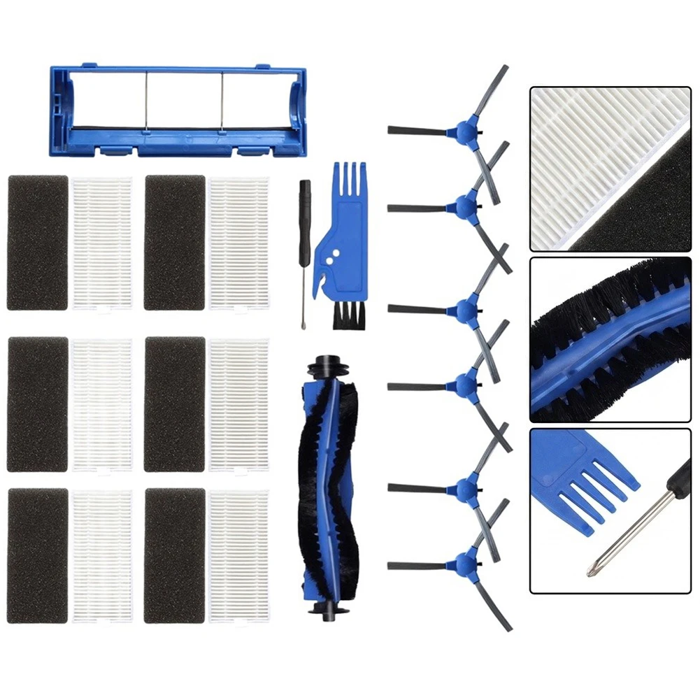 Home Garden Filters Brushes Kit Vacuum Parts For Amarey Robot for robocist 850 1 Cleaning Brush 1 Cover 1 Screwdriver