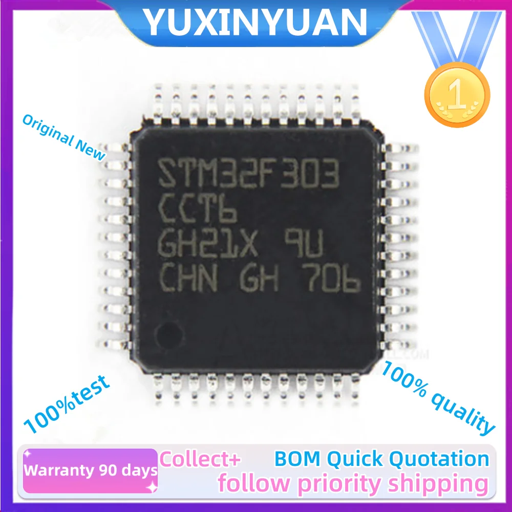 

STM32F303CBT6 STM32F303RBT6 STM32F303RCT6 STM32F303RET6 STM32F303CCT6 IC в наличии