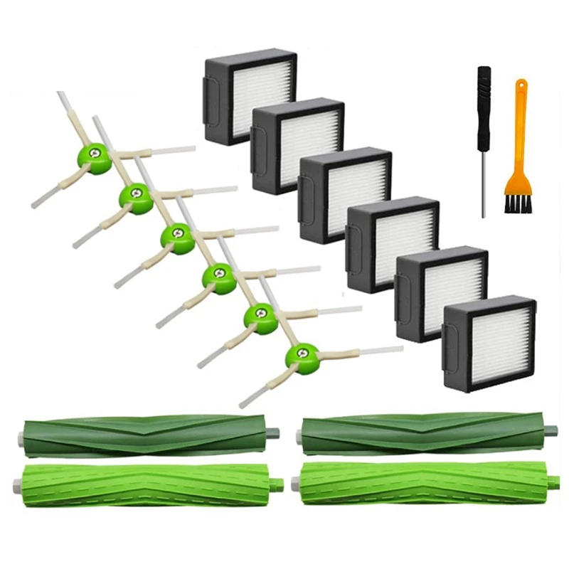 Piezas de Repuesto de cepillo lateral principal para Irobot Roomba I7 I8 E5 E6 I3 J7 I6 Robot aspirador