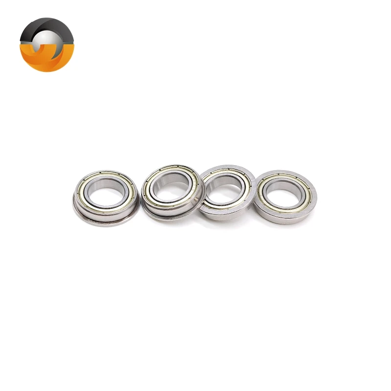 

10PCS F6801ZZ 12x21x5 mm ABEC-7 Flange Ball Bearing Flange Bearing