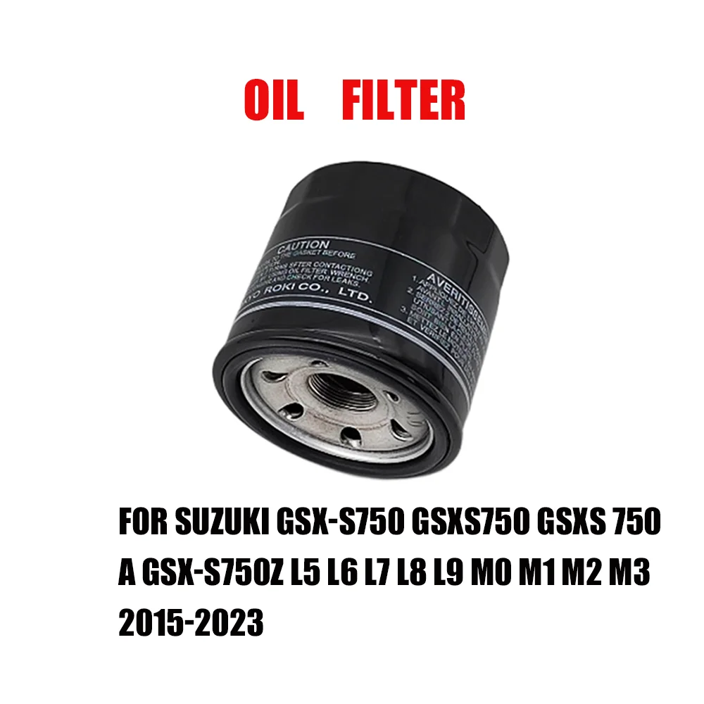 

For Suzuki GSX-S750 GSXS750 GSXS 750 A GSX-S750Z L5 L6 L7 L8 L9 M0 M1 M2 M3 2015-2020 2021 2022 2023 Oil Filter