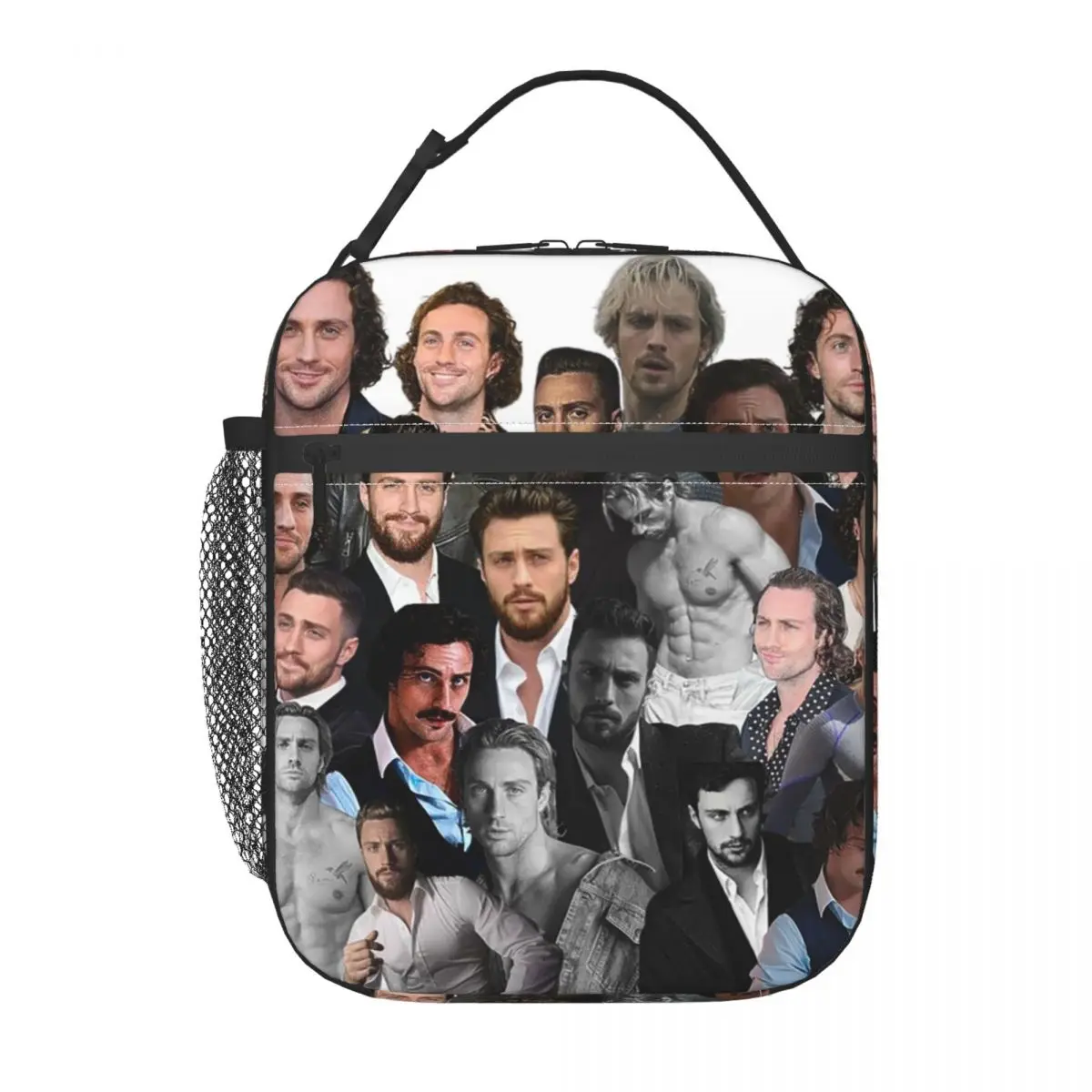 

Термосумка для обедов Aaron-taylor Johnson Photo Collage для женщин и детей, герметичная, для хранения продуктов, термосумка-тоут