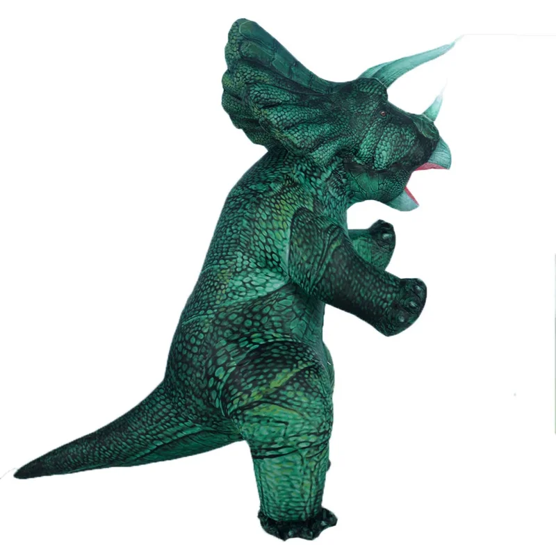 New Inflatable Dino T-Rex Spinosaurus Pterosaur Triceratops Adult Velociraptor Costume Mascot Cosplay Halloween Women Man Kid RZ