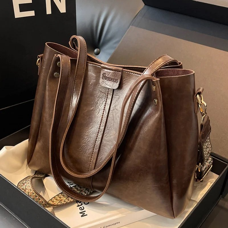 

Сумка на плечо из искусственной кожи большой емкости с несколькими отделениями, легкая, водонепроницаемая, износостойкая для кошелька, телефона, косметика