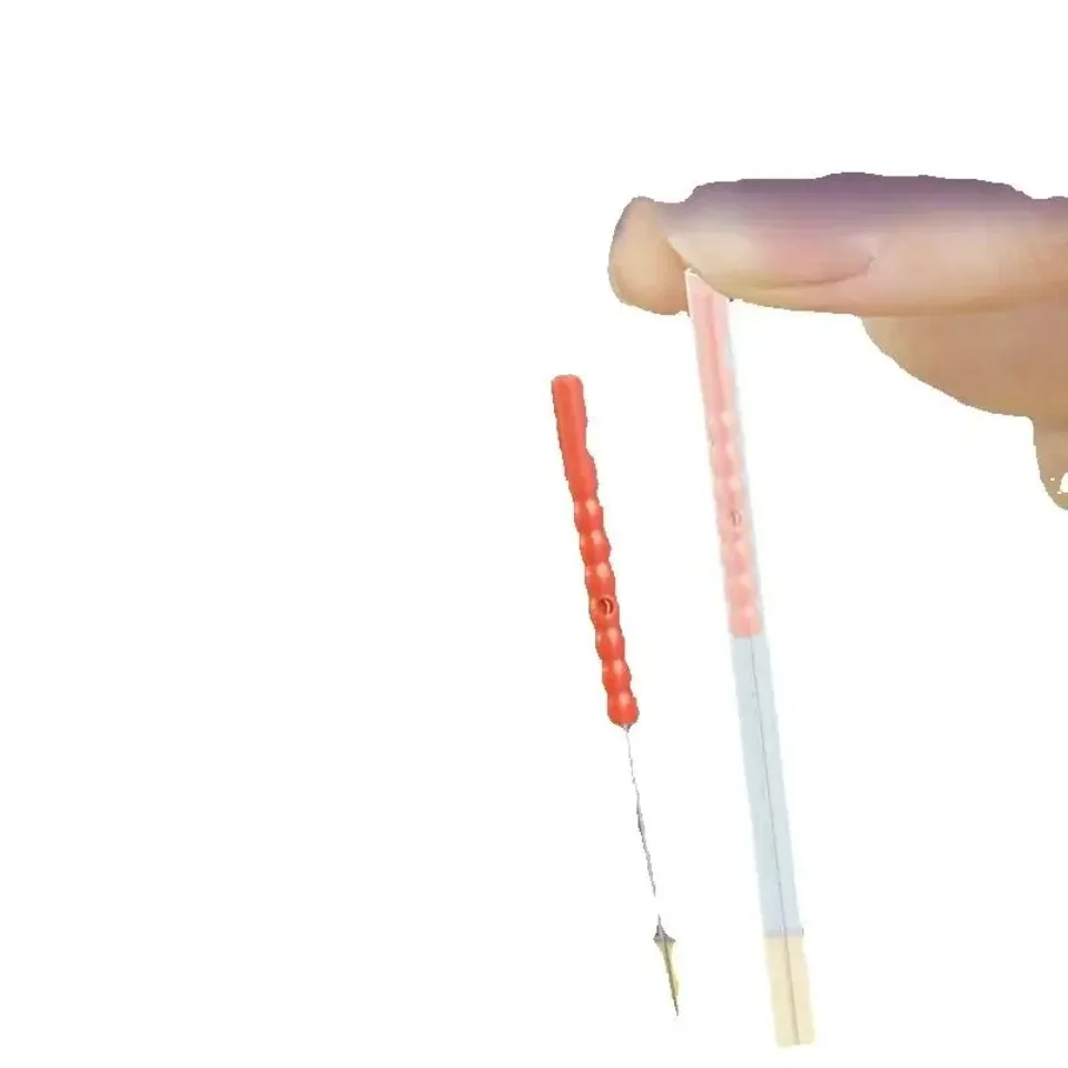 500 Uds. Agujas de acupuntura desechables con mango de plástico de colores shunhe con tamaño de tubo 0,16*7/13mm/0,12*7/15mm